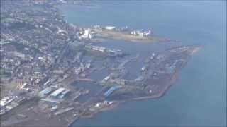 Landing in Edinburgh Airport Airbus A320 [upl. by Ambrose]