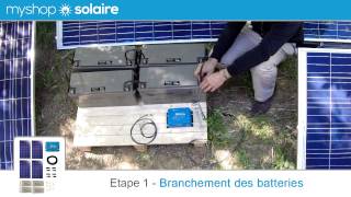 Monter son Kit Solaire AUTONOME  4 Panneaux Solaires  MyShop Solaire solaire autonomie [upl. by Sklar]