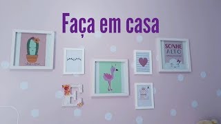 FAÇA VOCÊ MESMA DECORAÇÃO PARA QUARTO DE BEBÊ POR MICHELE KENNEDA [upl. by Jezabelle]