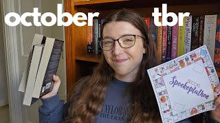 OCTOBER TBR📚👻featuring spookoplathon [upl. by Benson]