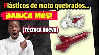 😲 Sorprendente técnica para ARREGLAR plásticos de motos 🛠️🏍️ ¡Adiós a los plásticos rotos [upl. by Emeric84]