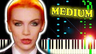 EURYTHMICS  SWEET DREAMS Are Made Of This  Piano Tutorial [upl. by Nalat]