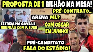 PRÃ‰CONTRATO DE OSCAR EM JUNHO 1 BILHÃƒO NA MESA â€œFLA BUSCA OUTROS TERRENOSâ€ FILIPE LUIS NA GÃVEA [upl. by Gina510]