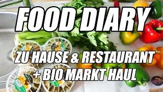 FULL DAY OF EATING 3 VEGAN  Bio Markt Shopping Haul  FITNESSIDDE [upl. by Dorie500]