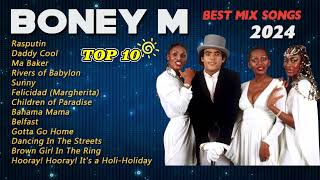 💿Boney M  Mix Best Songs 2024 🎵 Rasputin Daddy Cool Ma Baker Rivers Of Babylon [upl. by Esinereb]