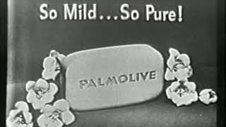 Palmolive Soap commercial 1950s [upl. by Suirradal964]