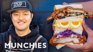 The Japanese Sando King of Portland  Street Food Icons [upl. by Onirotciv620]