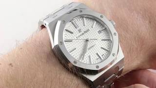 Audemars Piguet Royal Oak 15400STOO1200ST01 Luxury Watch Review [upl. by Eiramanin]