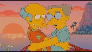 The Simpsons  Mr Burns and Waylon Smithers are happy together [upl. by Aeriela]