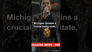 2024 Election Updates Michelle Obama and Harris Energize Michigan Crowd 2024Election [upl. by Lidia340]