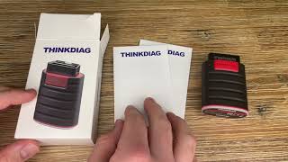 ThinkDiag OBD2 Bluetooth OBD Diagnosegerät mit ECUcodieren amp EPB Öl Reset etc Unboxing  Anleitung [upl. by Sakul88]