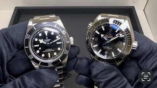 Tudor Black Bay 41 vs Omega Planet Ocean [upl. by Castera]