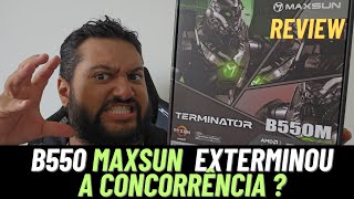 B550 MAXSUN Terminator  REVIEW Chorou com o 5800X3D  5900X ou é robusta como aparenta [upl. by Llertnad]