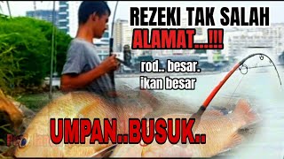 SPOT LUBUK SIAKAP MERAHppinang ROD KECIL TIDAK SESUAI DI SINI [upl. by Chenay]