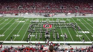 Ohio State Marching Band 9 6 2014 TV Land Halftime Show OSU vs VA Tech [upl. by Idnem]