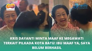 Kris Dayanti Minta Maaf ke Megawati terkait Pilkada Kota Batu Ibu Maaf Ya Saya Belum Berhasil [upl. by Llenhoj]