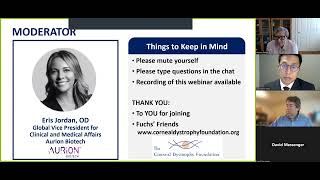 Webinar Corneal Endothelial Dystrophy and Therapeutic Options [upl. by Artus414]