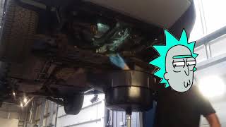 HOW TO CHANGE A FORD POWERSHIFT AUTO GEARBOX TRANSMISSION FLUID [upl. by Kingdon]