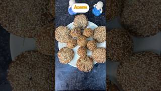 Anarsa recipe 🥰for festive season diwali anarsa anarsarecipe viralshortsvideo festivecooking [upl. by Nertie]