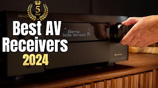 Top 5 Best AV Receivers 2024 AV Receiver [upl. by Owiat]