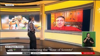 Dingaan Thobela  Remembering the quotRose of Sowetoquot Colin Nathan [upl. by Eitak]