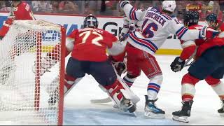 Just watch Trocheck behind the net FLA def are very good at holding sticks Refs never notice it [upl. by Biron]