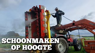 Schoonmaken OP HOOGTE  Boer Gerrit vlogt [upl. by Pacorro]