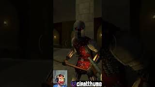 What A Terrible Knight To Have A Curse fail jumpscare indiegame [upl. by Lasorella]