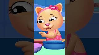 Three Little Kittens Lost Their Mittens 😱 shorts nurseryrhymes kidssong [upl. by Anahsor]