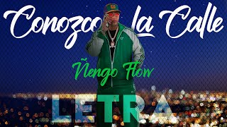 Conozco La Calle  Ñengo Flow Letra [upl. by Nesbitt949]