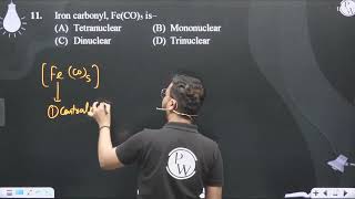 Iron carbonyl FeCO5 is [upl. by Luehrmann]