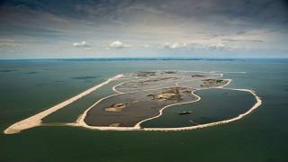 Marker Wadden 5 new islands in the Netherlands new dutch nature park on artificial islands [upl. by Ahsya53]