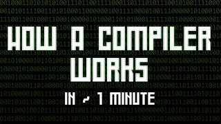 How a Compiler Works in 1 minute [upl. by Oruhtra]