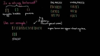 Data Structures Balanced Parentheses in Expression [upl. by Cahilly]