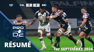 Pro D2  le résumé de ValenceRomans vs Brive  Journée 9 Saison 202425 [upl. by Glynnis]