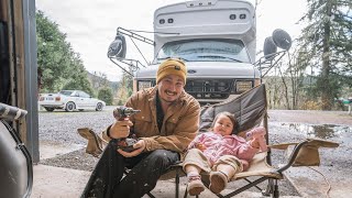 Bus Building with my 2 year old [upl. by Htiekel]