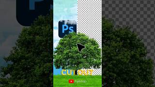 How to Cut Out trees in Photoshop  Remove white edges  photoshoptutorial [upl. by Arotahs]