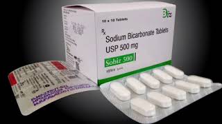 Sobiz 500 Tablets Sodium Bicarbonate TabletsUSP 500 mg [upl. by Niasuh]