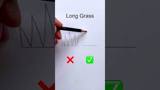 A tip for drawing grass arttip arttutorial [upl. by Florence342]