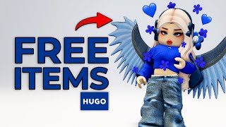 HURRY GET 4 NEW ROBLOX FREE UGC ITEMS 😱💙 HUGO [upl. by Enyedy]