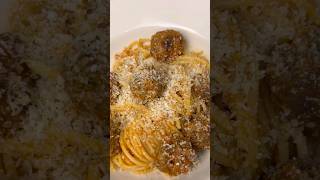 Spaghetti amp Meatballs cooking sauce meatballs shortvideo [upl. by Inahs]