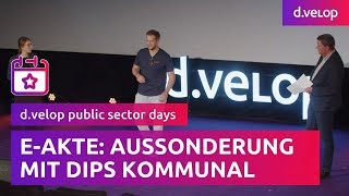 Langzeitarchivierung von eAkten Aussonderung mit DiPSkommunal  dvelop [upl. by Yelnik]