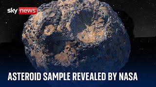 NASA reveals first sample from 45 billionyearold Bennu space object [upl. by Iolenta]