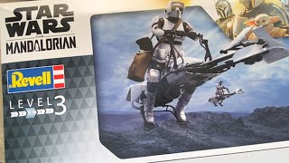 New Tooling Revells 112 Scale Speeder Bike with Scout Trooper [upl. by Graaf470]