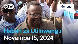 DW Kiswahili Habari za Ulimwengu  Novemba 15 2024  Mchana  Swahili Habari leo [upl. by Mountfort940]