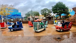 🎡 4k Cars Quattre Roues Rallye POV Disneyland Paris [upl. by Pich]