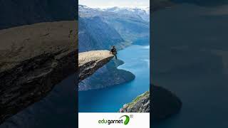 Mind Blowing Trolltunga Rock in Norway  Interesting facts Malayalam shorts [upl. by Compton]