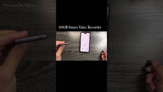 64GB Smart Voice Recorder  iZYREC Voice Activated Recorder with Phone App [upl. by Munniks]