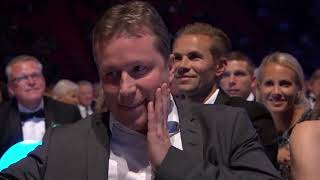 Idrottsgalan 2017 Hederspriset JanOve Waldner [upl. by Channa]