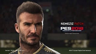 Pes 2018 Ps3 Nemeziz Patch 10 AIO Datapack 401  LINK  BLES and BLUS [upl. by Aihsakal211]